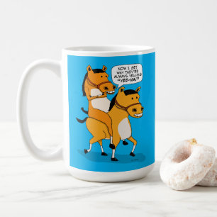 Mug Cheval drôle d'équitation