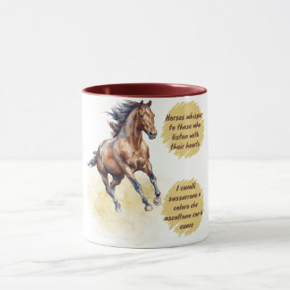Mug Cheval élégant et inspirant