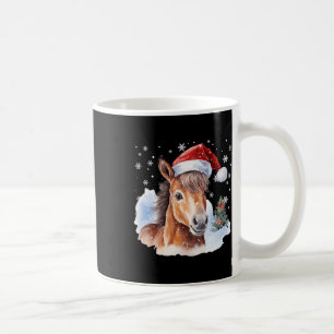 Mug Cheval équestre de Noël Santa Chapeau Animal Eques