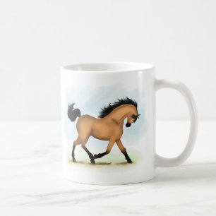 Mug Cheval équestre en peau de boule