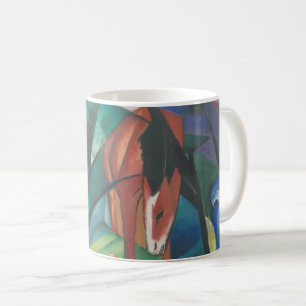 Mug Cheval et Aigle de Franz Marc, Cubisme Vintage Art