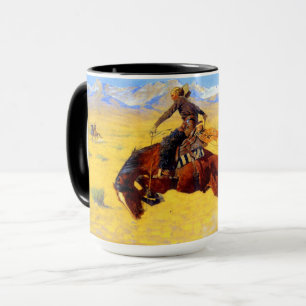 Mug Cheval et cowboy de Remington Old West