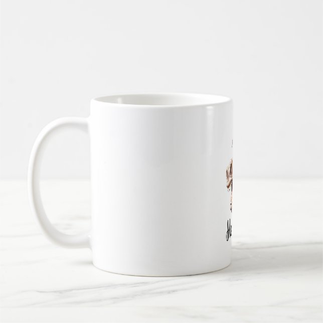 Mug Cheval Fille Drôle Cheval (Gauche)