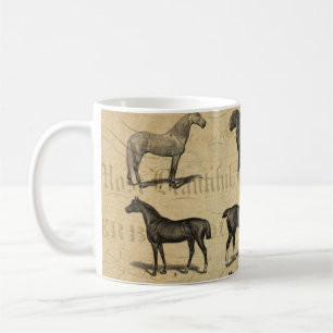 Mug Cheval français Vintage