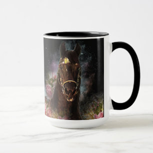 Mug Cheval friésien de Beauté Noire - Mug, Coupe