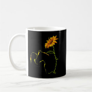 Mug Cheval Girl tournesol équitation équitation équest