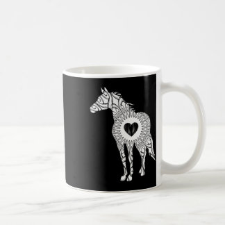 Mug Cheval Graphique Blanc Équine Équine équitation Ca