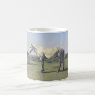 Mug Cheval gris en champ (par Rosa Bonheur)