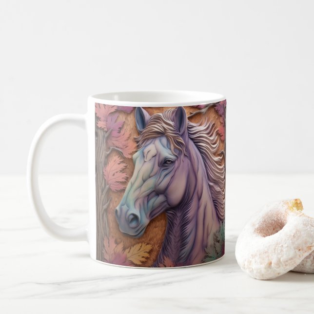 Mug Cheval imprimé 3D (Avec donut)