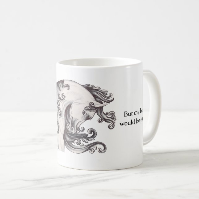 Mug cheval inspiré (Devant droit)