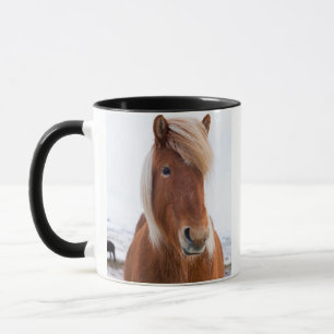 Mug Cheval islandais en hiver