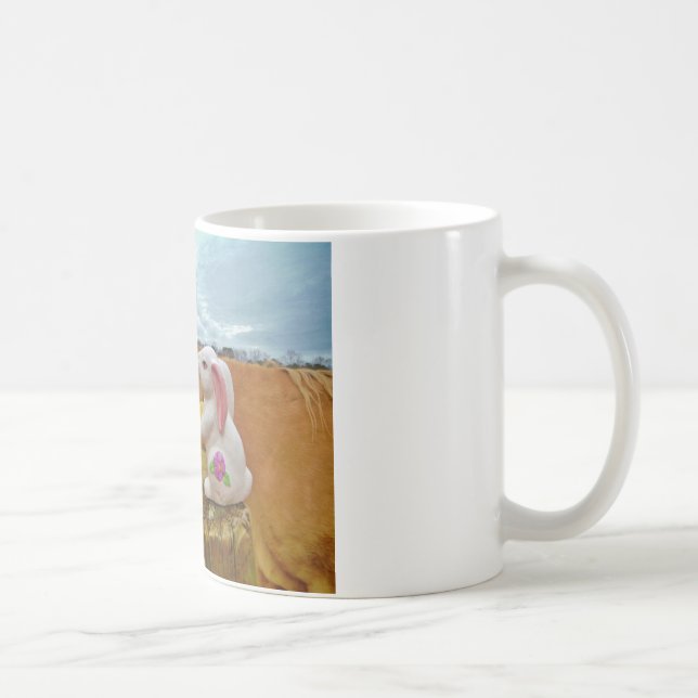 Mug Cheval Jaune, Lapin De Printemps (Droite)