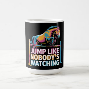 Mug Cheval Jump - Sauter comme personne ne regarde