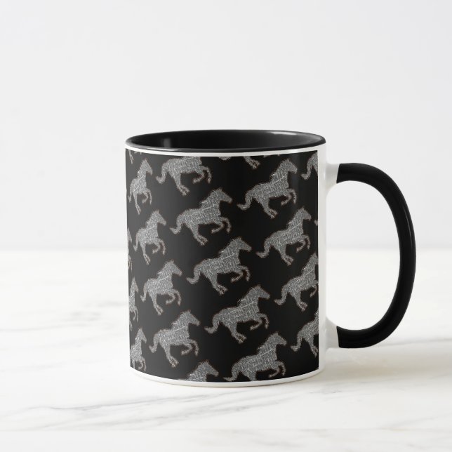 Mug cheval noir (Droite)