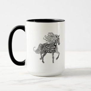 Mug Cheval noir inspiré