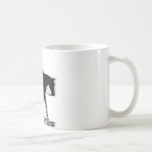 Mug Cheval occidental de plaisir bas et lent