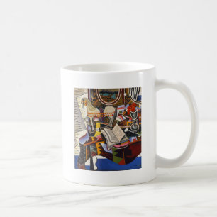 Mug Cheval Pipe Fleur rouge par Joan Miro
