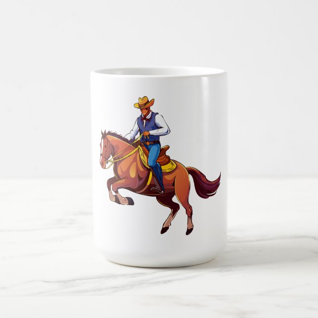 Mug Cheval qui rue avec l'homme (Centre)
