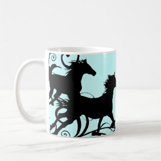 Mug Cheval sauvage noir