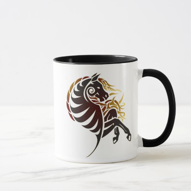 Mug Cheval tribal (Droite)