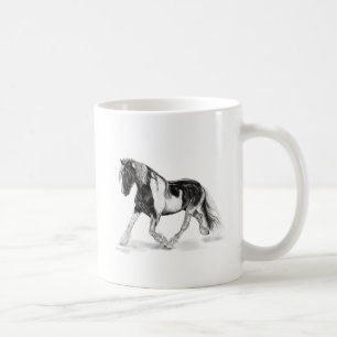 Mug Cheval Tzigane Troie Sur La Boue De Café