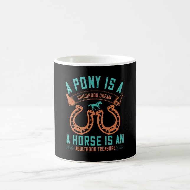 Mug Cheval - Un Poney Est Un Rêve D'Enfance (Centre)