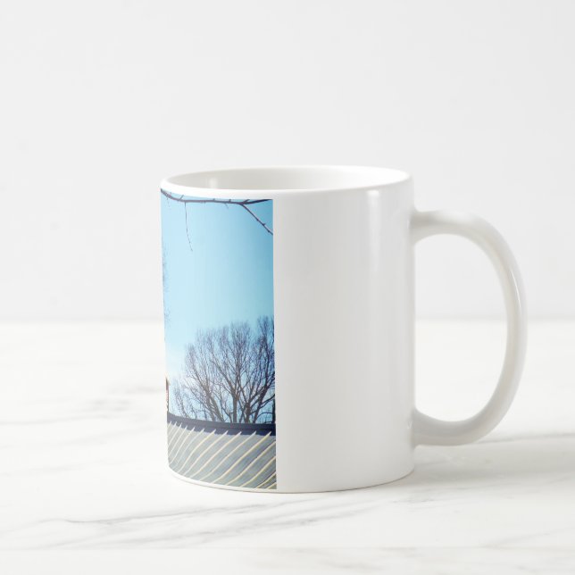 Mug Cheval Vane Météo Ciel Bleu (Droite)