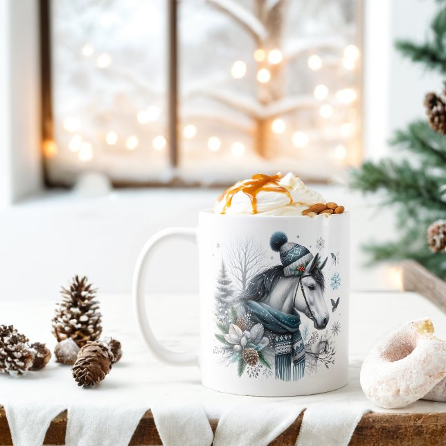 Mug Cheval Vibes d'hiver - (Créateur téléchargé)
