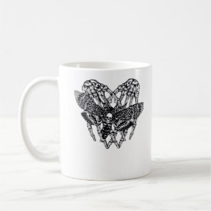 Mug Chevalier de mort Moth Classic - Squelette Coeur m
