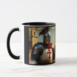 Mug Chevalier Templier Médiéval