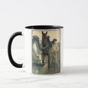 Mug Chevaux à la cuvette de l'eau, 1884 (huile sur la