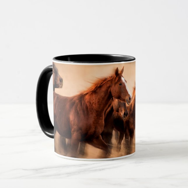 Mug Chevaux au galop (Devant gauche)