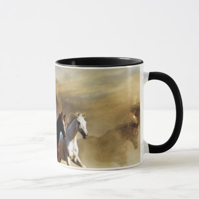 Mug Chevaux courants (Droite)
