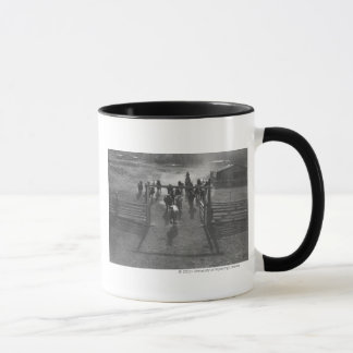 Mug Chevaux dans le corral