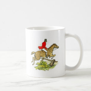 Mug Chevaux de chasse à la Fox colorée Cheval de che
