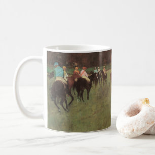 Mug Chevaux de course à Longchamp par Edgar Degas