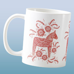Mug Chevaux de Dala suédois