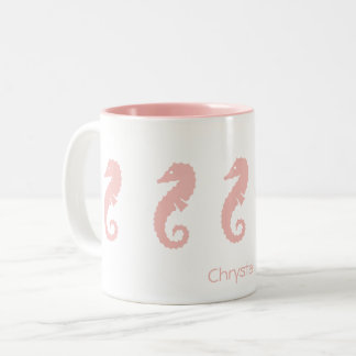 Mug - Chevaux de mer (rose)