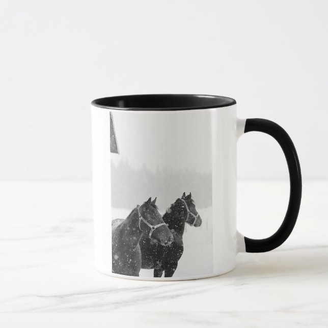 Mug Chevaux de neige (Droite)