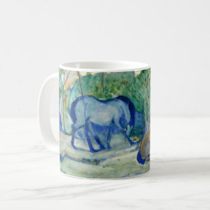 Mug Chevaux de pâturage par Franz Marc, Art Vintage