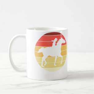 Mug Chevaux de Randonnée Western Filles Femmes