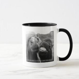 Mug Chevaux de sourire des images de Getty