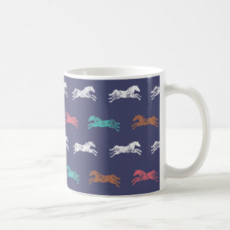 Mug Chevaux équestres classiques multicolores