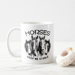 Mug Chevaux Gardez-Moi Stable - Chevaux Animaux Amateu