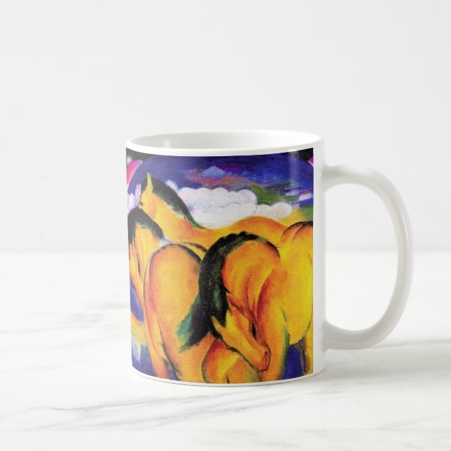 Mug "Chevaux jaunes" (Droite)