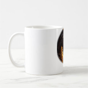 Mug Chevaux noirs et blancs – Têtes de chevaux jumelle