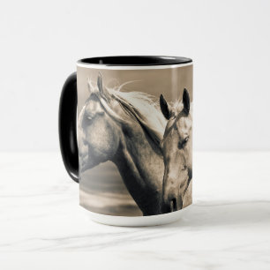Mug Chevaux Quarter sur la prairie canadienne