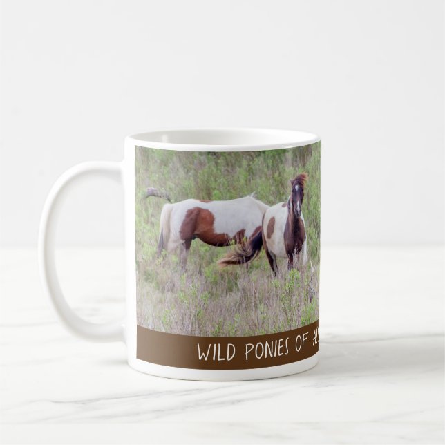 Mug Chevaux sauvages Assateague et Chicoteague (Gauche)