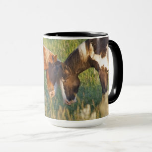 Mug Chevaux sauvages au parc national Theodore Rooseve