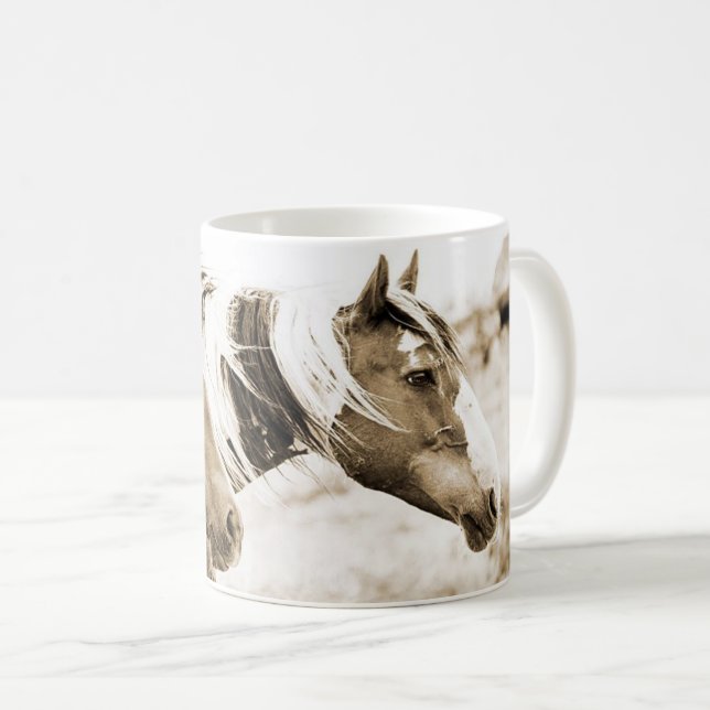 Mug Chevaux sauvages Photo Picasso Spirit Dancer Café  (Devant droit)